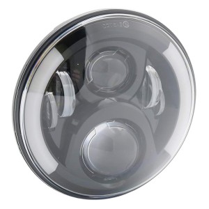 RP6610-1025 7" Headlight with Side Marker DRL Bar for Harley Davidson Street Glide Accessories Road King Electra Glide Fat Boy Heritage Softail Deluxe Ultra Limited Classic