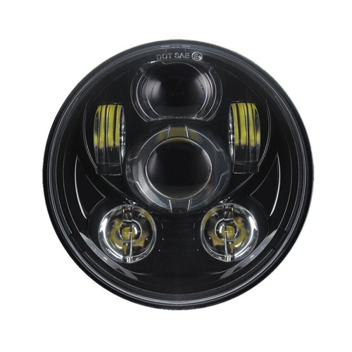 RP6610-1027 5.75" headlight with OEM Design for Harley Davidson Dyna Sportster Iron 883 1200 Low Rider XLH883 Super Glide Softail Custom XLH1200 Forty-Eight SuperLow Street 500 750