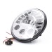 RP6610-1029 7" Headlight with White and Amber Light with Signal for Harley Davidson Street Glide Accessories Road King Electra Glide Fat Boy Heritage Softail Deluxe Ultra Limited Classic