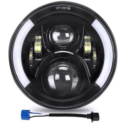 RP6610-1034B 7" Headlight with Seperately Turn SIgnal and DRL Bar for Harley Davidson Street Glide Accessories Road King Electra Glide Fat Boy Heritage Softail Deluxe Ultra Limited Classic
