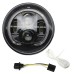 RP6610-1035 7" headlight in Style:Smile Halo DRL for Harley Davidson Street Glide Accessories Road King Electra Glide Fat Boy Heritage Softail Deluxe Ultra Limited Classic