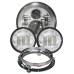 RP6610-1055 7" Led Headlight 4.5 Passing Lamp for Harley Davidson Touring Road King Ultra Classic Electra Street Glide Tri Cvo Heritage Fat Boy Softail