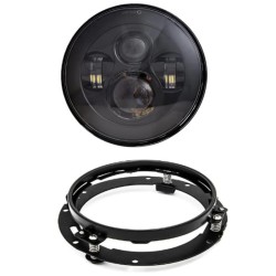 RP6610-1056 7" LED Premium Headlamp for Harley Davidson Street Glide Accessories Road King Electra Glide Fat Boy Heritage Softail Deluxe Ultra Limited Classic