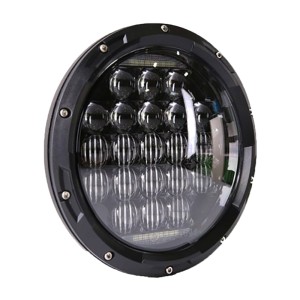 RP6610-1057B Black 7”LED Projector Halo Headlights for Harley Davidson Street Glide Accessories Road King Electra Glide Fat Boy Heritage Softail Deluxe Ultra Limited Classic