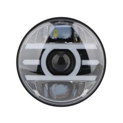 RP6610-1068 5.75" Headlight  With Rebreather for Harley Davidson Dyna Sportster Iron 883 1200 Low Rider XLH883 Super Glide Softail Custom XLH1200 Forty-Eight SuperLow Street 500 750