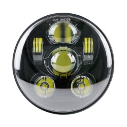 RP6610-1069 DOT Emark 5.75 Inch Led Headlight Headlamp Sealed Beam for Harley Davidson Dyna Sportster Iron 883 1200 Low Rider XLH883