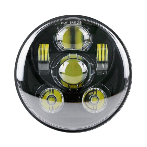 RP6610-1069 DOT Emark 5.75 Inch Led Headlight Headlamp Sealed Beam for Harley Davidson Dyna Sportster Iron 883 1200 Low Rider XLH883