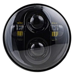 RP6610-1071B LED Projector Headlight for Harley Davidson Dyna Sportster Iron 883 1200 Low Rider XLH883 Super Glide Softail Custom XLH1200 Forty-Eight SuperLow Street 500 750