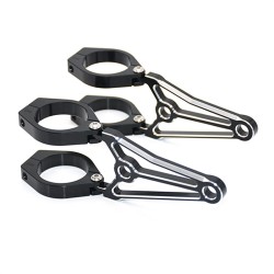 RP6610-2005B Motorcycle Headlight Mount Bracket k Head Lamp Holder Racer 41mm for Harley Davidson Chopper Bobber Cafe Racer