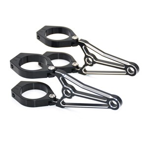 RP6610-2005B Motorcycle Headlight Mount Bracket k Head Lamp Holder Racer 41mm for Harley Davidson Chopper Bobber Cafe Racer