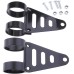 RP6610-2007B 7 headlight with Half Halo DRL Bar for Harley Davidson Chopper Bobber Cafe Racer