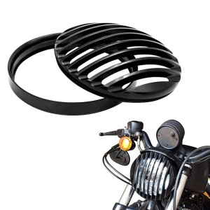 RP6610-3002B 7 Headlight Grill Cover for Harley Sportster XL 883 1200