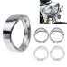 RP6610-3006 4.5 Auxiliary light Visor Style Trim Ring+ 7" Headlight Trim for Harley Touring 1983-2013 (except Tour Glide and Road Glide) Harley Road King 1994-2013 Harley Trike models 2008-2013 Harley FLD 2012-2016 Harley Softail FL models 1986-later