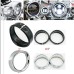 RP6610-3006 4.5 Auxiliary light Visor Style Trim Ring+ 7" Headlight Trim for Harley Touring 1983-2013 (except Tour Glide and Road Glide) Harley Road King 1994-2013 Harley Trike models 2008-2013 Harley FLD 2012-2016 Harley Softail FL models 1986-later