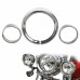 RP6610-3006 4.5 Auxiliary light Visor Style Trim Ring+ 7" Headlight Trim for Harley Touring 1983-2013 (except Tour Glide and Road Glide) Harley Road King 1994-2013 Harley Trike models 2008-2013 Harley FLD 2012-2016 Harley Softail FL models 1986-later