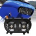 RP6610-4002B Motorcycle Dual LED Projector Daymaker Headlights Assembly for Harley Davidson Road Glide 1998-2013