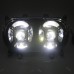 RP6610-4002B Motorcycle Dual LED Projector Daymaker Headlights Assembly for Harley Davidson Road Glide 1998-2013
