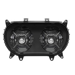 RP6610-4002B Motorcycle Dual LED Projector Daymaker Headlights Assembly for Harley Davidson Road Glide 1998-2013