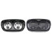 RP6610-4003 Motorcycle Dual LED Projector Daymaker Headlights Assembly for Harley Davidson Road Glide 1998-2013