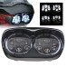 RP6610-4003 Motorcycle Dual LED Projector Daymaker Headlights Assembly for Harley Davidson Road Glide 1998-2013