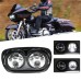 RP6610-4003 Motorcycle Dual LED Projector Daymaker Headlights Assembly for Harley Davidson Road Glide 1998-2013