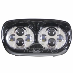 RP6610-4003 Motorcycle Dual LED Projector Daymaker Headlights Assembly for Harley Davidson Road Glide 1998-2013