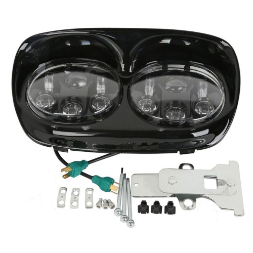 RP6610-4004 LED Headlight 5.75'' Projector Daymaker Lamp for Harley Davidson Road Glide 1998-2013