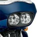 RP6610-4005 Chrome 5-3/4 LED Headlight 5.75'' Projector Daymaker Lamp for Harley Davidson Road Glide 1998-2013