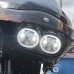 RP6610-4006 Motorcycle 5.75'' Dual LED Headlight 5 3/4" Front Headlight for Harley Davidson Road Glide 1998-2013