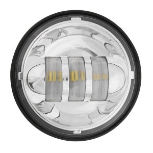 RP6620-1002 4.5 Lean Lens Passing Lamp for Harley Davidson Touring Road King Ultra Classic Electra Street Glide Tri Cvo Heritage Fat Boy Softail