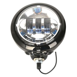 RP6620-1006 4.5 Black Passing Lamp in Black Bucket for Harley Davidson Touring Road King Ultra Classic Electra Street Glide Tri Cvo Heritage Fat Boy Softail