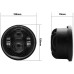 RP6620-1014B 4.65" Dual LED Headlights with H4 to H13 Adapters for Harley Davidson Touring Road King Ultra Classic Electra Street Glide Tri Cvo Heritage Fat Boy Softail