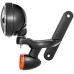 RP6620-1015 4.5 Black Passing Lamp in Black Bracket and Turn Signals for Harley Electra Glide 1997-2013 Harley Road King Models 1994-2013 Harley FLHX Models 2006-2013 Harley FLHXXX Models 2010-2011