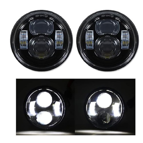 RP6620-1025 4.5" Passing Lamp for Harley Davidson Touring Road King Ultra Classic Electra Street Glide Tri Cvo Heritage Fat Boy Softail