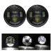 RP6620-1026 White DRL LED 4.5" Passing Lamp for Harley Davidson Touring Road King Ultra Classic Electra Street Glide Tri Cvo Heritage Fat Boy Softail