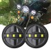 RP6620-1027 4.5" Passing Lamp for Harley Davidson Touring Road King Ultra Classic Electra Street Glide Tri Cvo Heritage Fat Boy Softail