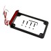RP6630-1004 3" Aluminum Universal Motorcycle LED License Plate Frame With LED Tail Brake Light for Harley Davidson