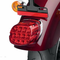 RP6630-2008 Motorcycle Red Led Brake Tail Light for Harley 1999-later XL (except XL883N, XL1200CX, XL1200N, Xl1200NS, XL1200V, XL1200X, XL1200XS and 2011-later XL1200C), 1999-2017 FXDL, 2018-later