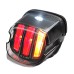 RP6630-2010B Motorcycle Layback Tail Light for Harley Dyna Sportster XL883 1200 Road King 1999-Later