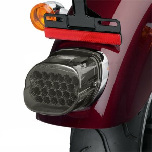 RP6630-2017 Motorcycle Layback Tail Light for Harley Dyna Road King Electra Glide Sportster Heritage Softail Fatboy Touring
