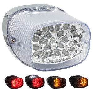RP6630-2026 Motorcycle Square back Tail Light with Turn Signal for Harley Sportster Dyna Road King Electra Glide Heritage Softail Fat Boy