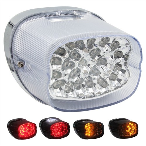 RP6630-2026 Motorcycle Square back Tail Light with Turn Signal for Harley Sportster Dyna Road King Electra Glide Heritage Softail Fat Boy