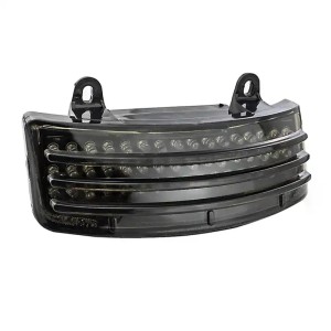RP6630-4004K Smoke Tri-Bar LED Fender Tip Light Smoke Lens for Harley Touring Street Glide 2014-2023 Harley Road Glide 2015-2023