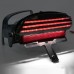 RP6630-4007B Smoke Tri-Bar Fender LED Tail Brake Light with signal for Harley Dyna Fat Bob FXDF 2008-2017