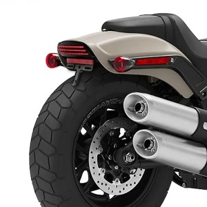 RP6630-4007B Smoke Tri-Bar Fender LED Tail Brake Light with signal for Harley Dyna Fat Bob FXDF 2008-2017