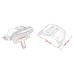RP6630-4008 Tri-Bar Fender LED Integrated Tail Light for Harley Softail 2006-2017