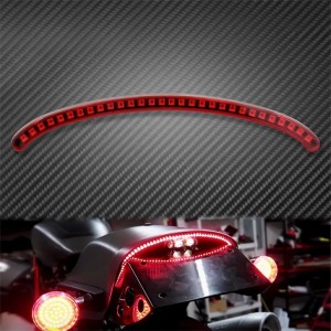 RP6630-4025R Motorcycle Rear Fender LED Taillight Turn Signal Assembly Running Light for Harley Softail Fat Bob FXFB FXFBS 2018-Later