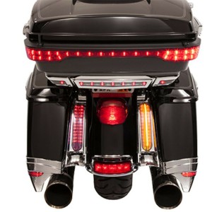 RP6630-5003 LED Tail Brake Light King Trunk for Harley Touring 2014-Later(except '23-later FLTRXSE,FLHXSE, '24 FLHX,FLTRX and FLTRXSTSE)