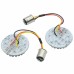 RP6640-1001RR 1157 Amber/red dual LED Rear Light Turn Signal Inserts for Harley Dyna Softail XL
