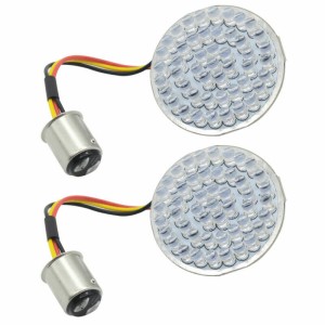 RP6640-1001RR 1157 Amber/red dual LED Rear Light Turn Signal Inserts for Harley Dyna Softail XL